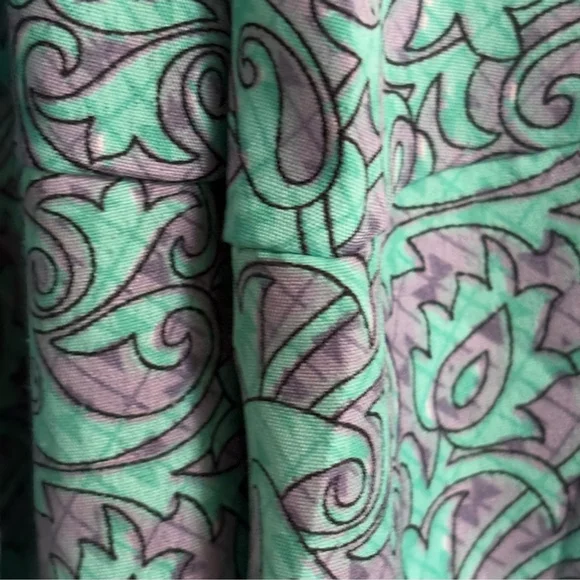 NWT Silk Boho Tiered Wrap Dress By Guru Sz Medium / Large - Picture 8 of 14